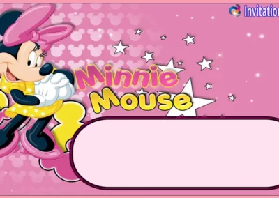 Free Online Minnie Mouse Invitation | Invitation Center