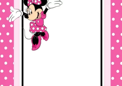 Free Printable Minnie Mouse Invitation Card | Invitation Center