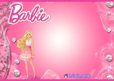 Barbie Invitation Template | Invitation Center