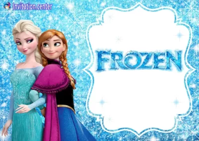 Disney Frozen Invitation Template | Invitation Center