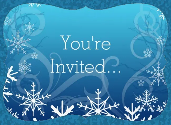 Frozen Invitation | Invitation Center