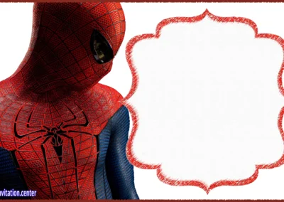 Amazing spider-man invite | Invitation Center