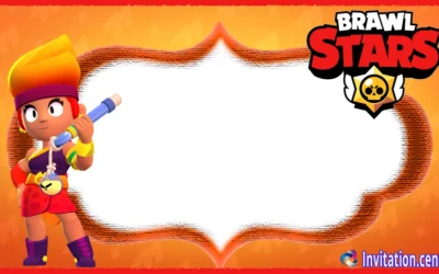 Amber Brawl Stars Digital invitation | Invitation Center