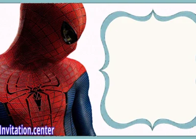 Free Printable Spiderman Invitation Template | Invitation Center