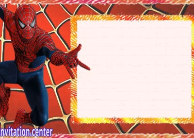 Free Spider-Man Template | Invitation Center