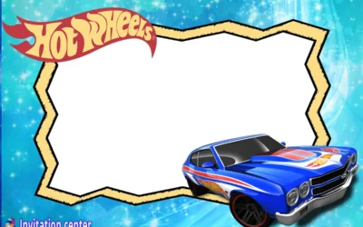 Exclusive Hot Wheels Invitations for a Turbo-Charged Birthday Bash!